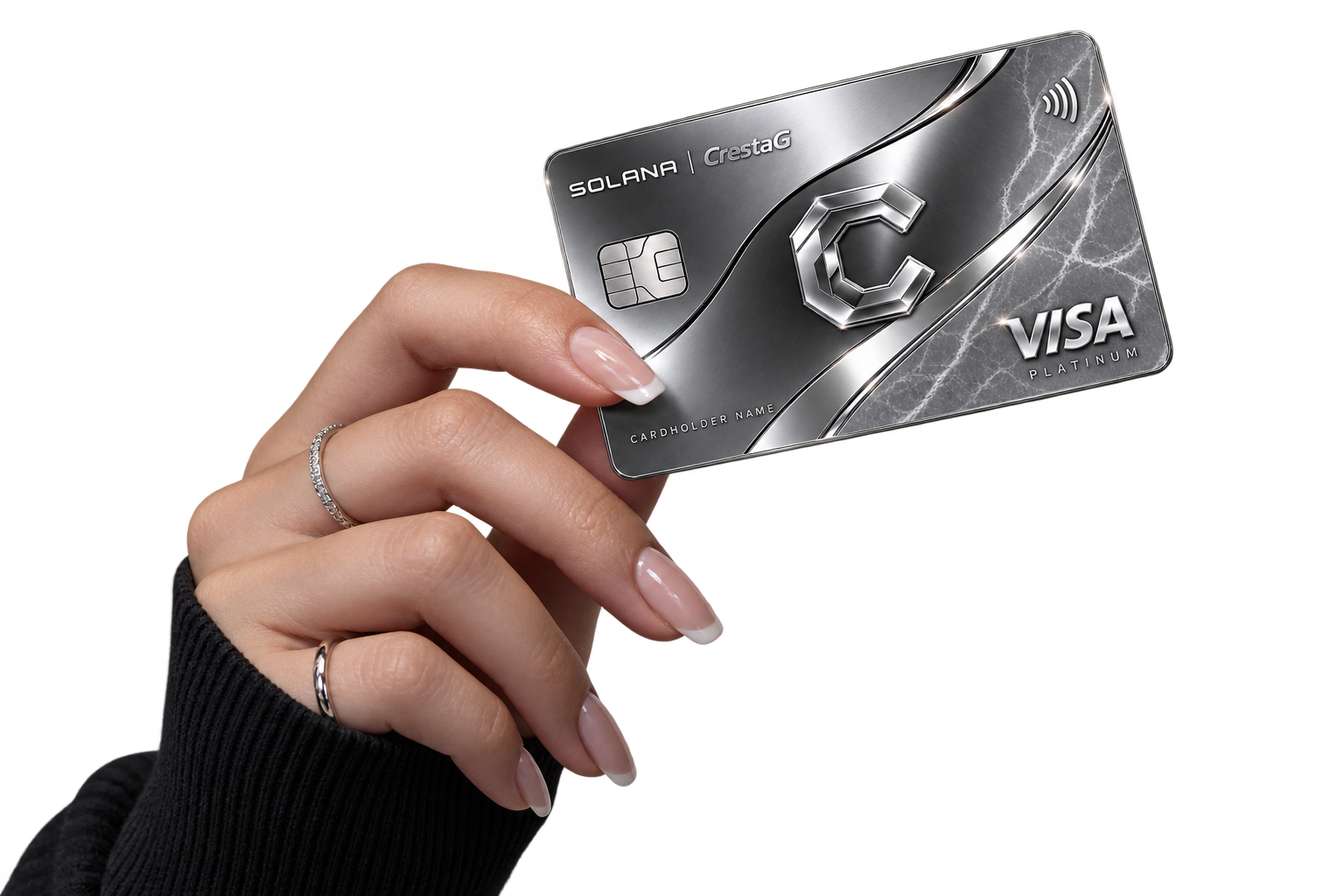 Solana card spending